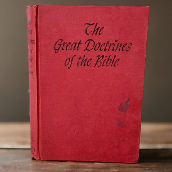 1949 Edition The Great Doctrines Of The Bible William Evans Moody Bible - Picture 1 of 11